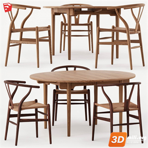 Dining Table Set Skp Files